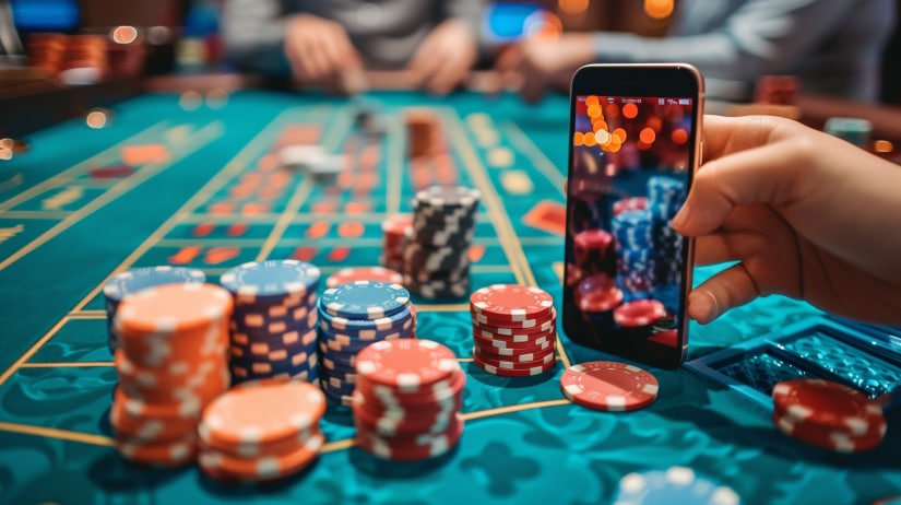 Tampilan permainan Kasino Online di rp55apk dalam perangkat mobile